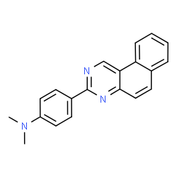 3-[4-(Dimethylamino)phenyl]benzo[f]quinazoline Structure