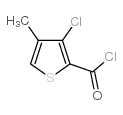 3-CHLORO-4-METHYL-2-THIOPHENECARBONYLCHLORIDE Structure