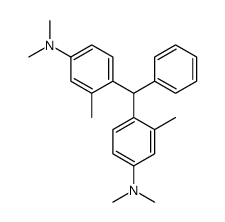 4-[[4-(dimethylamino)-2-methylphenyl]-phenylmethyl]-N,N,3-trimethylaniline结构式