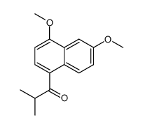 4,6-dimethoxy-1-naphthyl-isopropyl ketone Structure