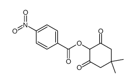 5,5-Dimethyl-2-(4-nitrobenzoyloxy)-1,3-cyclohexandion Structure