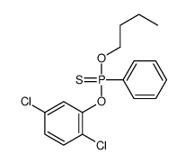 butoxy-(2,5-dichlorophenoxy)-phenyl-sulfanylidene-λ5-phosphane结构式