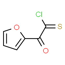 2-Furanethanethioyl chloride, alpha-oxo- (9CI) structure