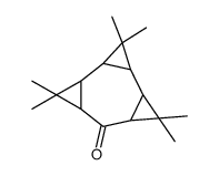 3,3,6,6,10,10-hexamethyltetracyclo[7.1.0.02,4.05,7]decan-8-one结构式