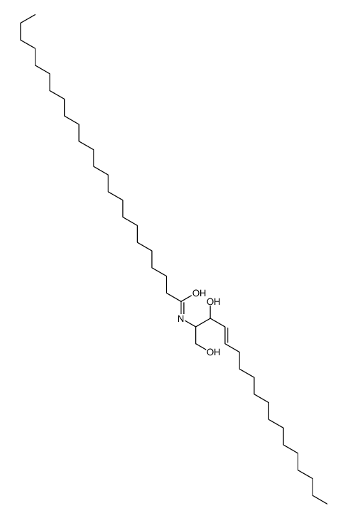 N-(1,3-dihydroxyoctadec-4-en-2-yl)tetracosanamide结构式