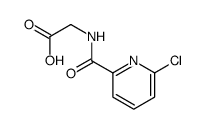 2-[(6-chloropyridine-2-carbonyl)amino]acetic acid结构式