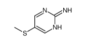 2-Pyrimidinamine, 5-(methylthio)- (9CI)结构式