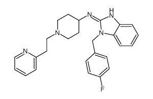 1-[(4-Fluorophenyl)methyl]-N-[1-[2-(2-pyridinyl)ethyl]-4-piperidinyl]-1H-benzimidazol-2-amine picture