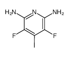 2,6-Pyridinediamine,3,5-difluoro-4-methyl-(9CI) structure