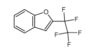 2-(pentafluoroethyl)benzofuran结构式