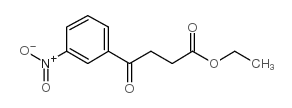ethyl 4-(3-nitrophenyl)-4-oxo-butanoate结构式