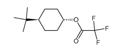 trans-4-tert.-Butyl-cyclohexyl-trifluoracetat Structure