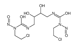 1-(2-chloroethyl)-3-[4-[[2-chloroethyl(nitroso)carbamoyl]amino]-2,3-dihydroxybutyl]-1-nitrosourea结构式