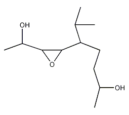 (3R,4S,5S)-5-Isopropyl-3,4-epoxynona-2,8-diol Structure