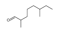 2,6-dimethyl octanal Structure