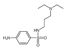 4-amino-N-[3-(diethylamino)propyl]benzenesulfonamide结构式