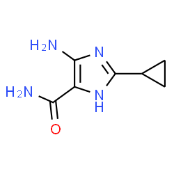 1H-Imidazole-4-carboxamide,5-amino-2-cyclopropyl-结构式