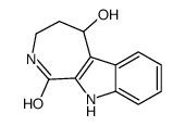 5-hydroxy-3,4,5,10-tetrahydro-2H-azepino[3,4-b]indol-1-one Structure