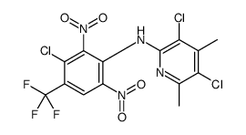 3,5-dichloro-N-[3-chloro-2,6-dinitro-4-(trifluoromethyl)phenyl]-4,6-di methyl-pyridin-2-amine picture