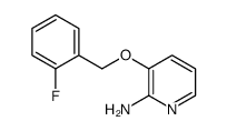 2-amino-3-(2-fluorobenzyloxy)pyridine结构式