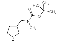 N-Boc-3-N-甲基-氨甲基吡咯烷结构式