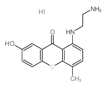 1-(2-aminoethylamino)-7-hydroxy-4-methyl-thioxanthen-9-one Structure