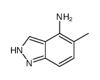 5-甲基-1H-吲唑-4-胺结构式
