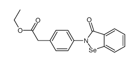 ethyl 2-[4-(7-oxo-9-selena-8-azabicyclo[4.3.0]nona-1,3,5-trien-8-yl)ph enyl]acetate Structure
