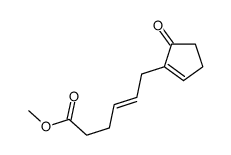 methyl 6-(5-oxocyclopenten-1-yl)hex-4-enoate Structure
