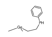 2-(dimethylgermyl)-1-(phenylphosphino)ethane结构式