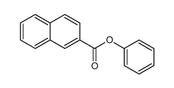 phenyl naphthalene-2-carboxylate Structure