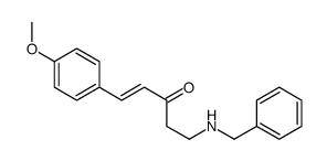 5-(benzylamino)-1-(4-methoxyphenyl)pent-1-en-3-one Structure