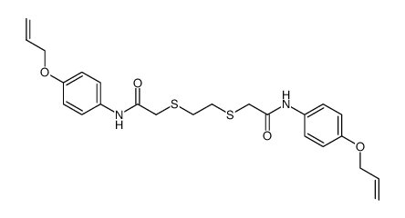 N,N'-bis(4-allyloxyphenyl)-3,6-ditiaoctanediamide Structure