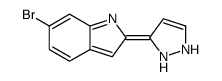 6-bromo-2-(1,2-dihydropyrazol-3-ylidene)indole Structure