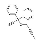 (1-but-2-ynoxy-1-phenylprop-2-ynyl)benzene结构式