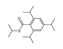 isopropyl 2,4,6-triisopropylthiobenzoate结构式