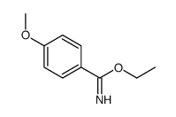 ethyl 4-methoxybenzenecarboximidate Structure