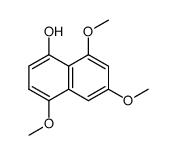 4,6,8-trimethoxynaphthalene-1-ol Structure