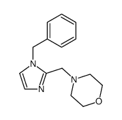 1-Benzyl-2-morpholinomethylimidazole结构式