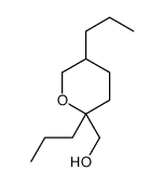tetrahydro-2,5-dipropyl-2H-pyran-2-methanol Structure