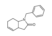 1-benzyl-1,3,3a,6,7,7a-hexahydro-2H-indol-2-one结构式
