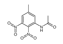 acetic acid-(5-methyl-2,3-dinitro-anilide)结构式