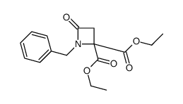 diethyl 1-benzyl-4-oxoazetidine-2,2-dicarboxylate Structure