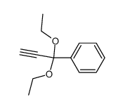 1-phenyl-propynone-diethylacetal Structure