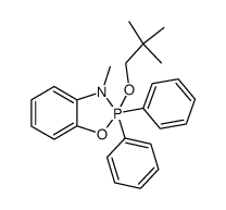 2,3-dihydro-3-methyl-2-neopentoxy-2,2-diphenyl-1,3,2-benzoxazaphosph(V)ole Structure