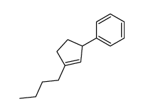 (3-butylcyclopent-2-en-1-yl)benzene Structure
