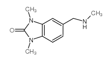 1,3-DIMETHYL-5-METHYLAMINOMETHYL-1,3-DIHYDRO-BENZOIMIDAZOL-2-ONE结构式