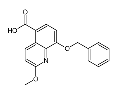 8-benzyloxy-2-methoxy-quinoline-5-carboxylic acid结构式