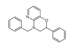 4-benzyl-2-phenyl-2,3-dihydropyrido[3,2-b][1,4]oxazine结构式