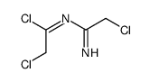 2-chloro-N-(1,2-dichloro-ethyliden)-acetamidine Structure